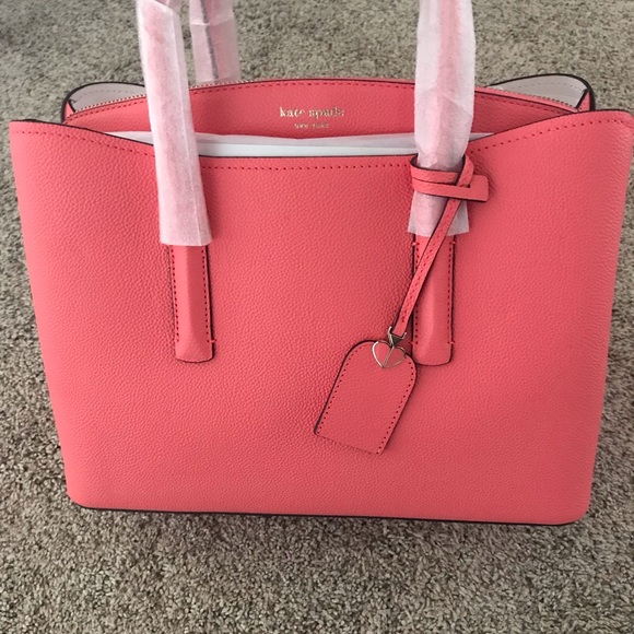 NWT! Kate Spade Large Margaux Leather Satchel - Picture 11 of 12
